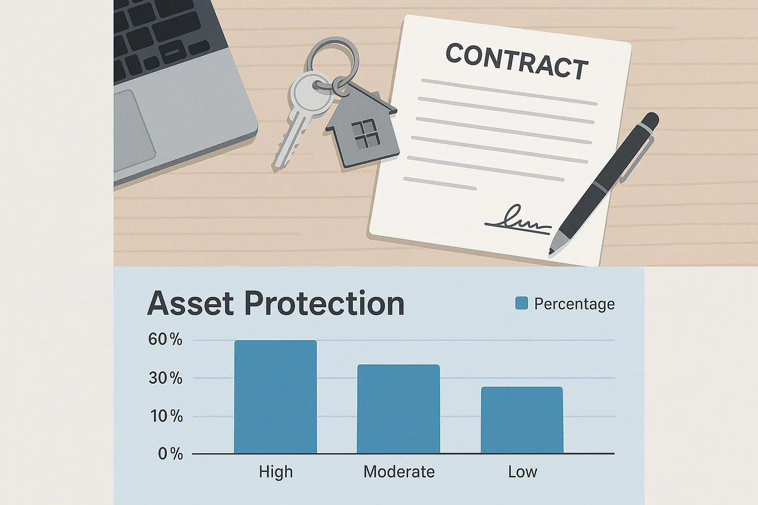 Infographic about property management fee