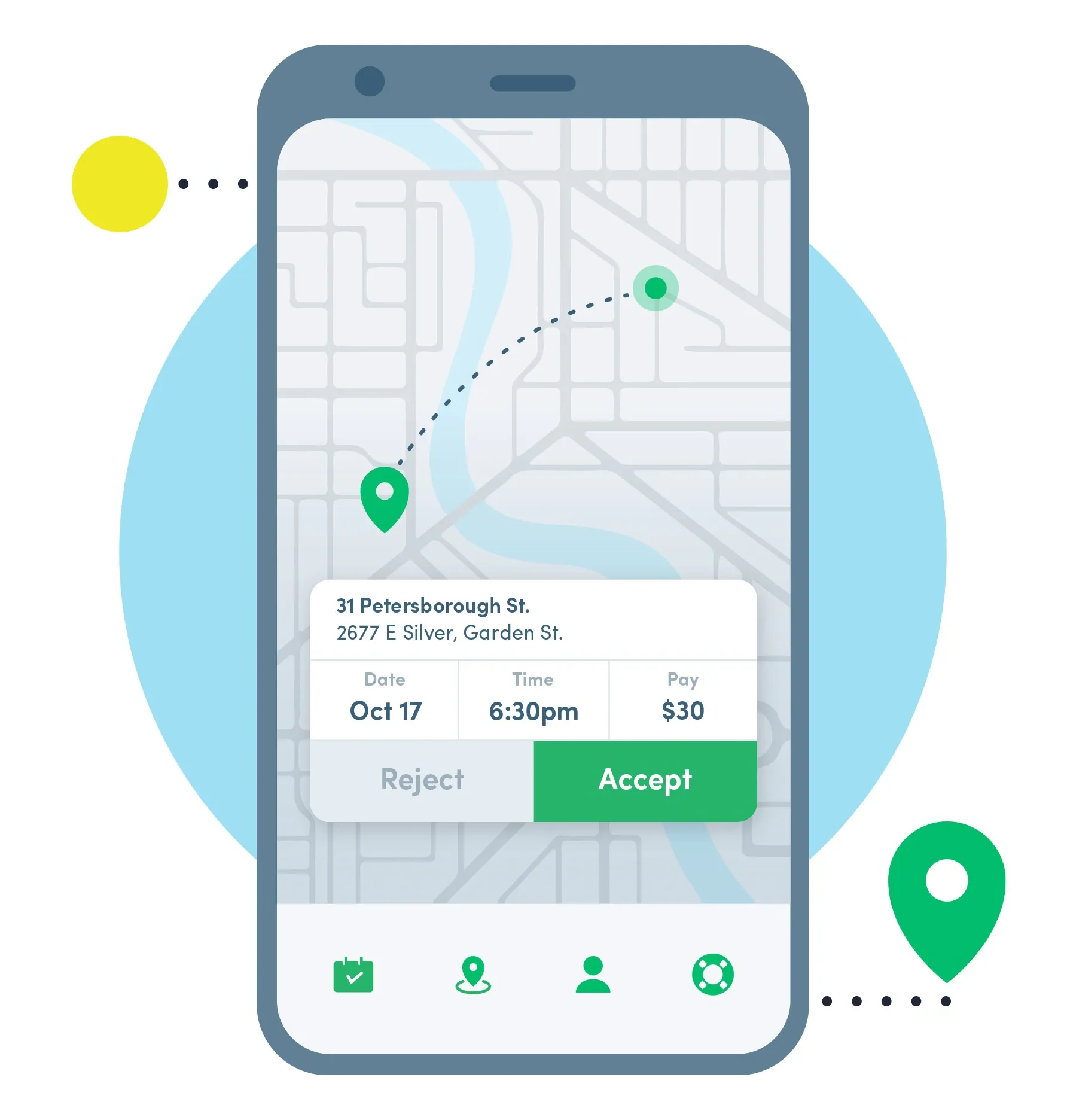 Showdigs Property Management Software Mapping Interface