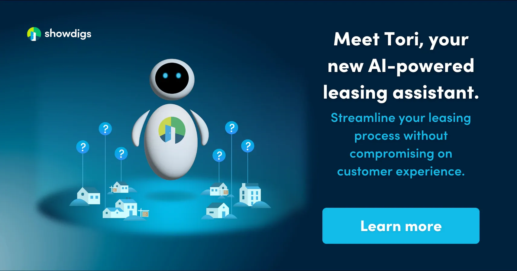 Tori, Showdigs new AI-powered leasing assistant. Streamline your leasing process without compromising on customer experience.